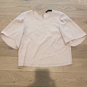 Zara beige blouse